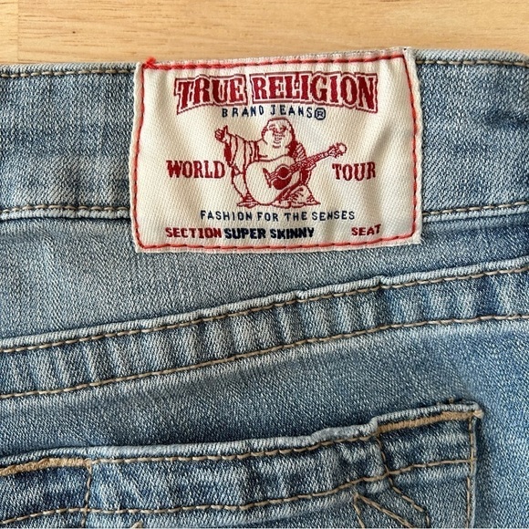 True Religion Super Skinny Stretch Jeans/Size 28 - Picture 9 of 12